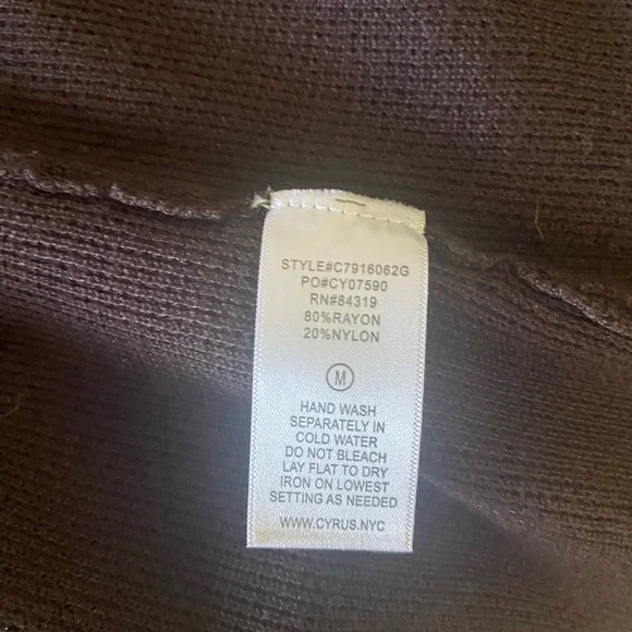 Elegant Brown Women's Sweater - Picture 4 of 5